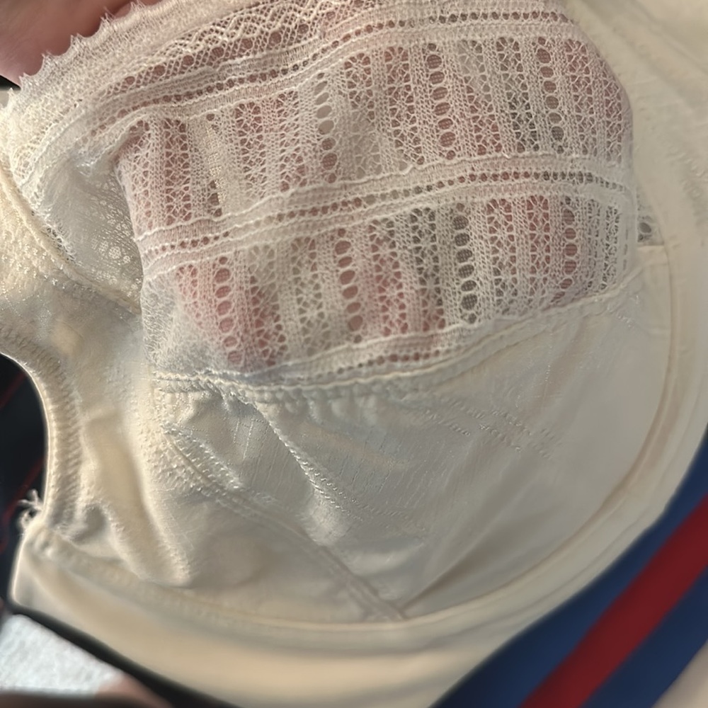 Off White Full Coverage Lilyette Bra - image 2